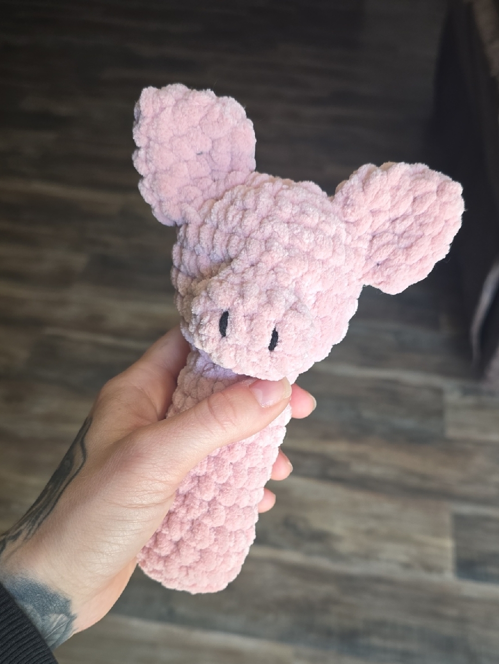 Crochet Pig Rattle